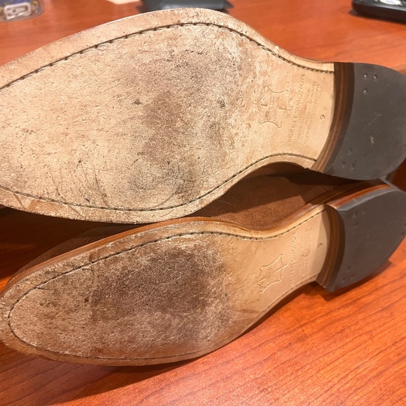 Tan suede double monk, size 9 (EU42) main image 8